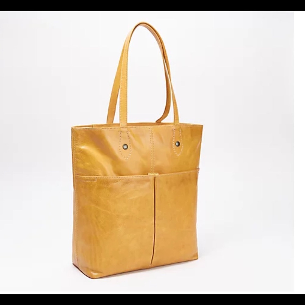 Frye Leather Melissa Tote NWT color:Sunflower
